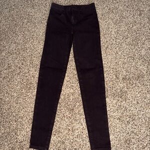 Maroon high rise American Eagle jeggings